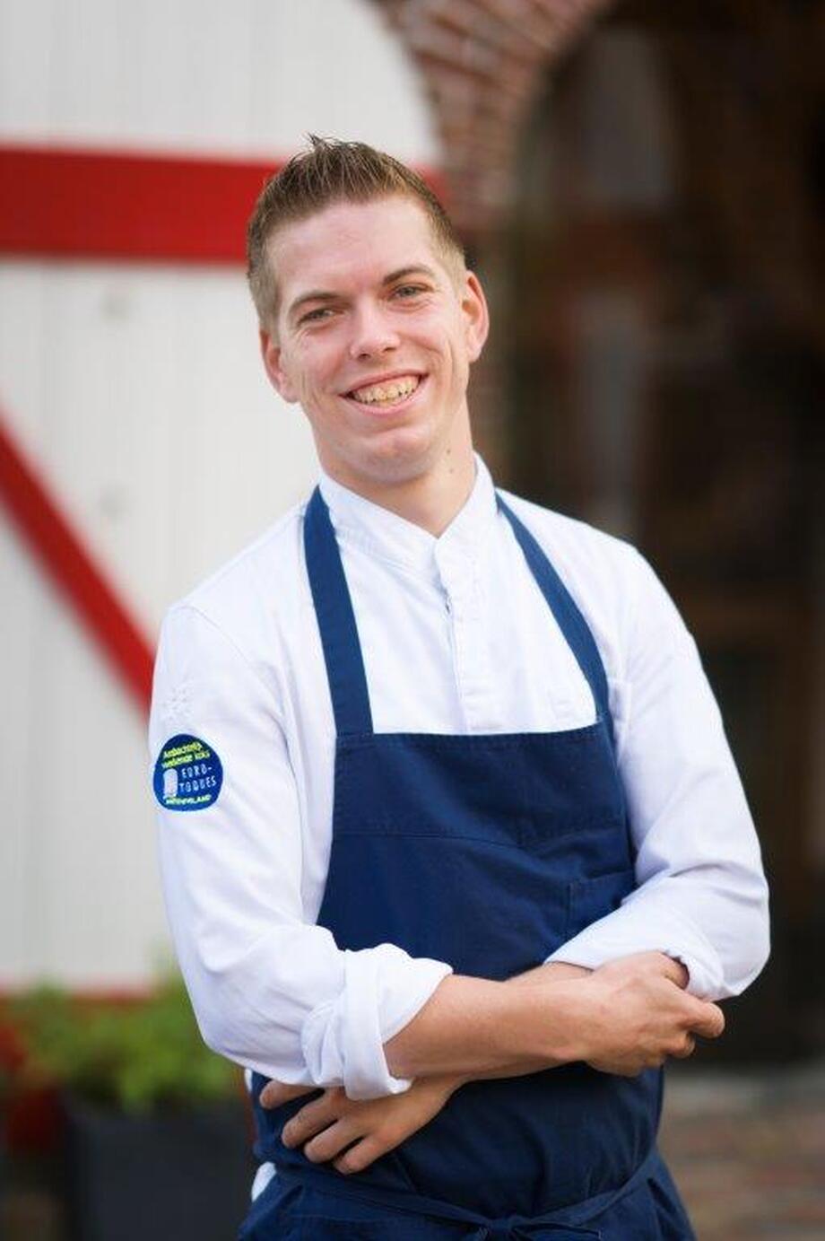 Geregistreerd partnerschap vieren bij Restaurant de Molenaar chefkok Martin Kooiker van restaurant de Molenaar in Onderdendam