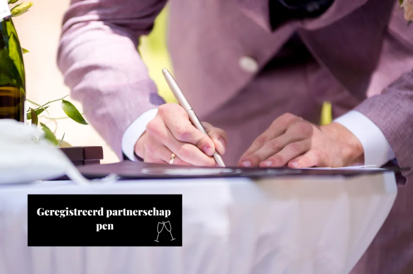 Getuigen geregistreerd partnerschap pen bedrukken